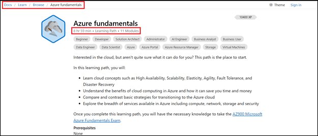 AZ-900 Free Learning Cram